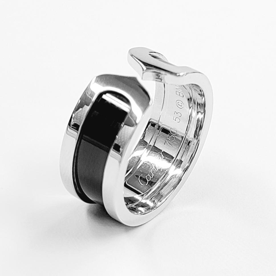 カルティエ Cartier C2 18金 K18 WG ホワイトゴールド リング