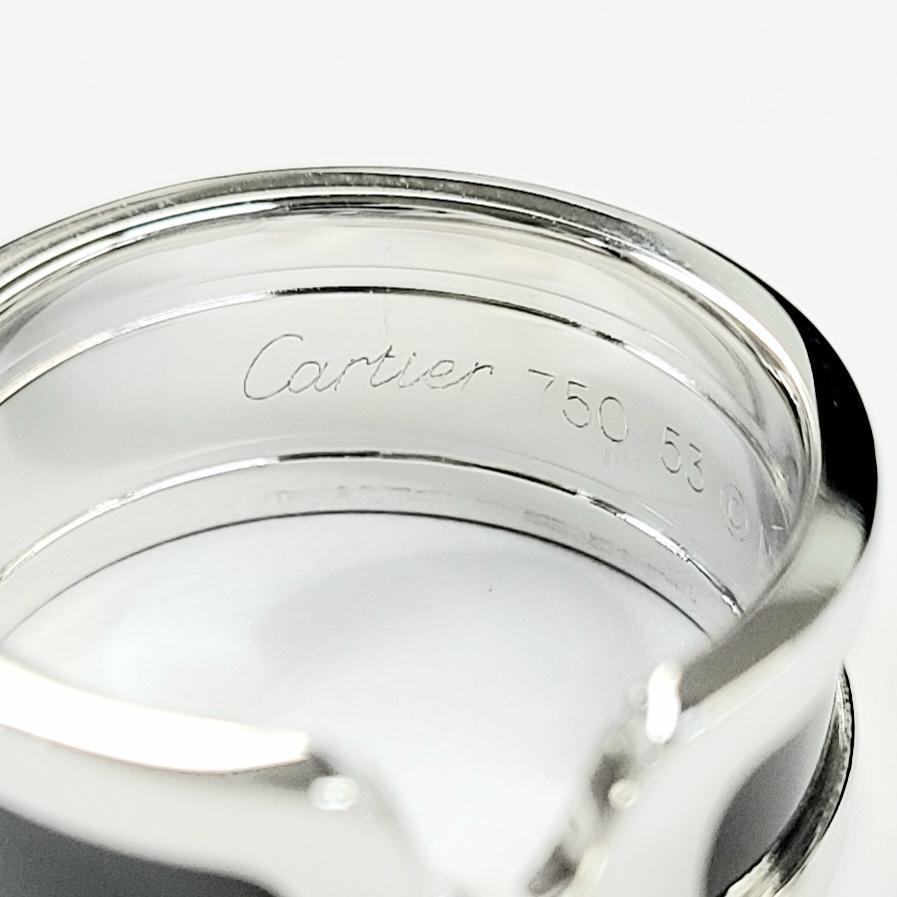 カルティエ Cartier C2 18金 K18 WG ホワイトゴールド リング