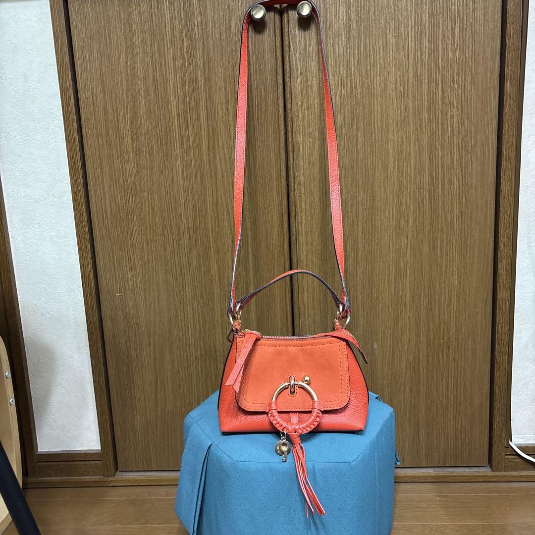 See By Chloé オレンジ ショルダーバッグ 7,000円
