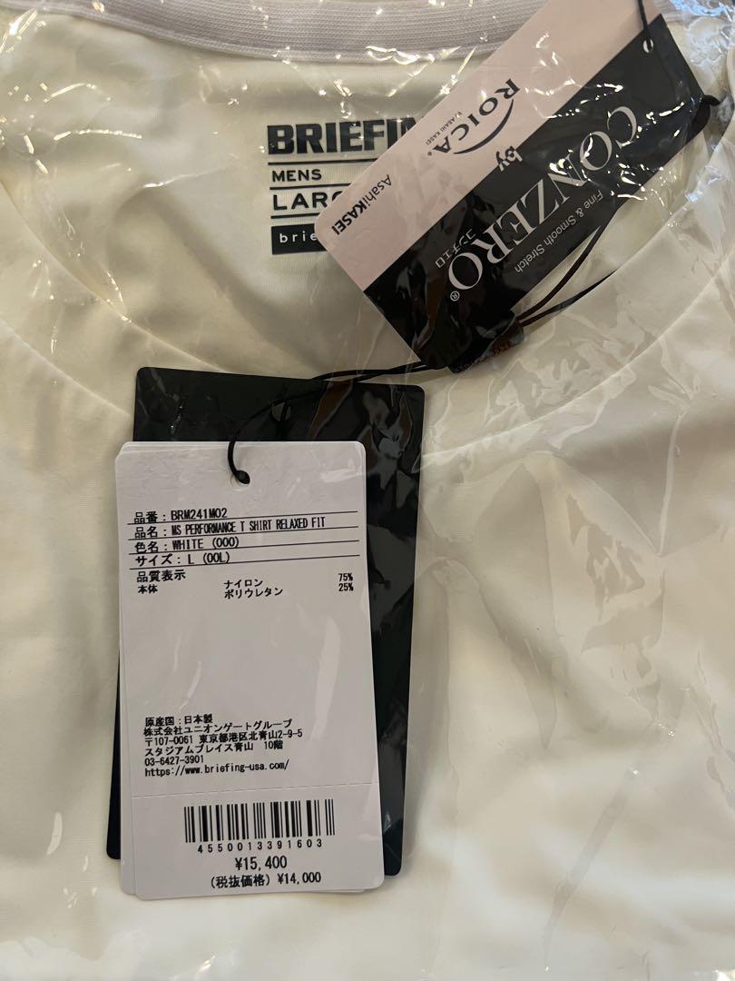 【新品未使用】BRIEFING ゴルフ パフォーマンスTシャツ Lサイズ