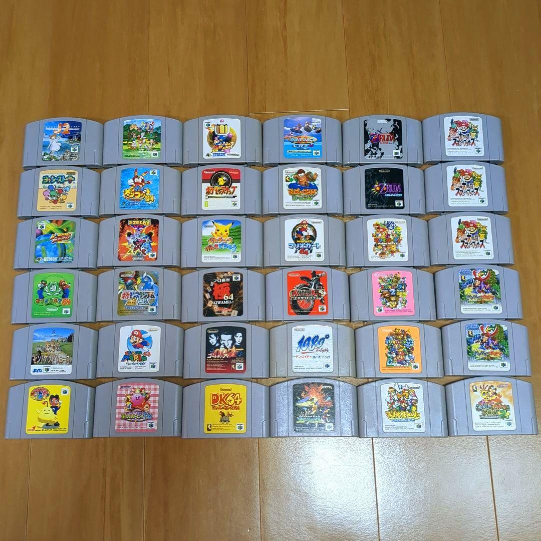 ゲームソフトなどセット ジャンク品 ジャンク品】Nintendo 64 ゲームソフト 36本セット