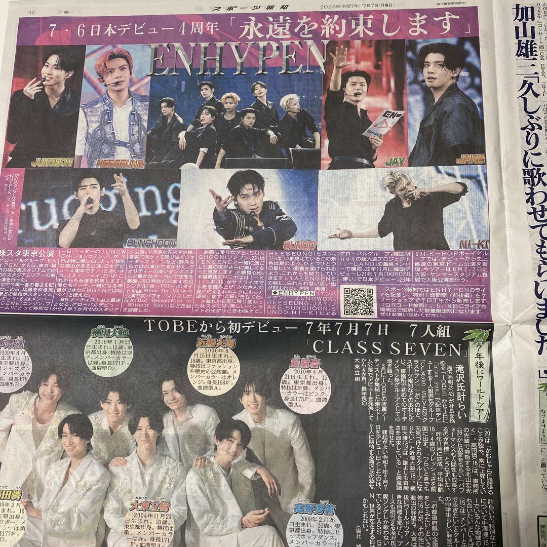 7月1日付 スポーツ新聞5銘柄 - メルカリ