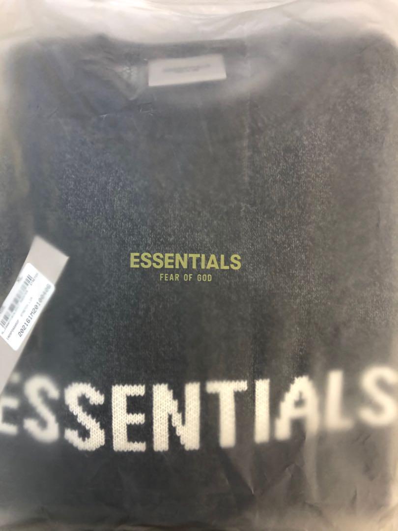新作 黒 XL 新品 正規品 6tUAG-m75111208382 FOG Essentials コットンセーター 豊富な