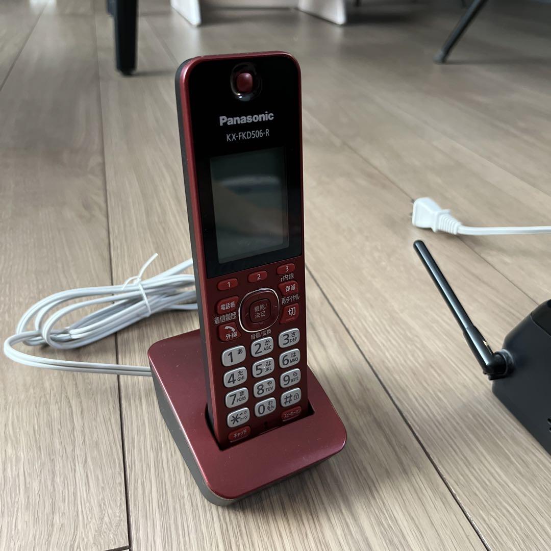 クラシック パナソニック FAX付固定電話 KX-PZ910-R カートリッジ1本付 インテル株式会社 ★希少★Panasonic ファックス付電話機 おたっくす KX-PZ910-R オフィス用品一般