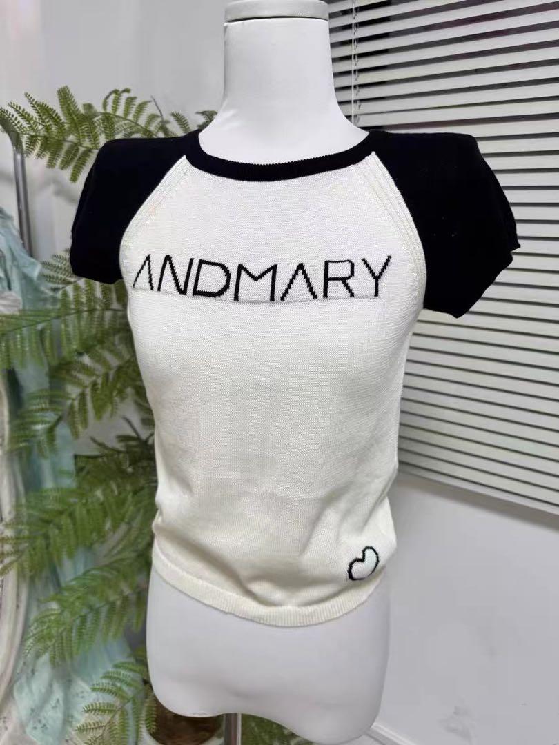 andmary Mary logo knit tops - メルカリ
