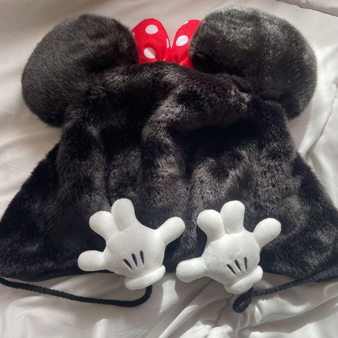 美品 ディズニーランド ミニーちゃん ファンキャップ 帽子