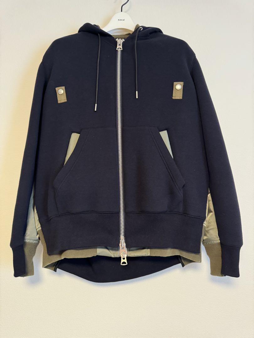 sacai ドッキングパーカー