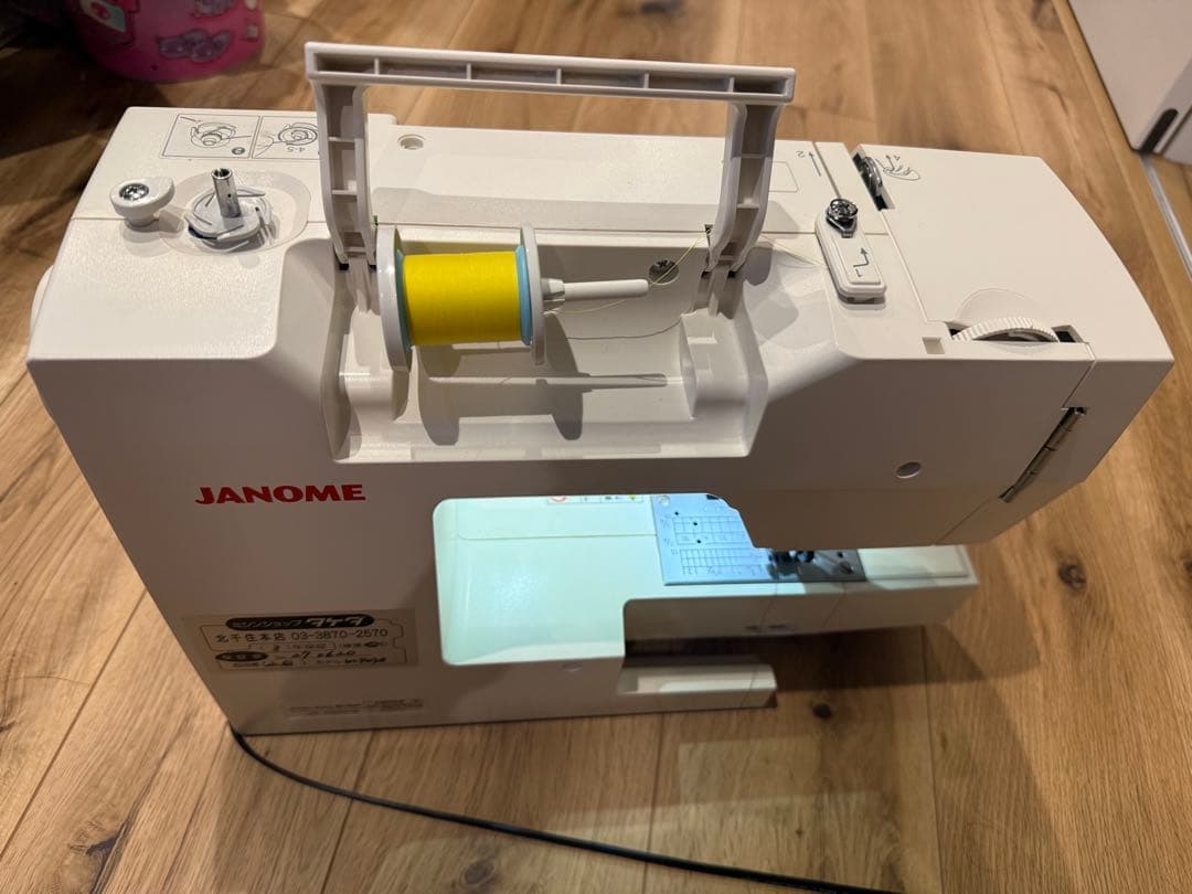 D）JANOME ジャノメ エクール M500 809型 コンピューターミシン