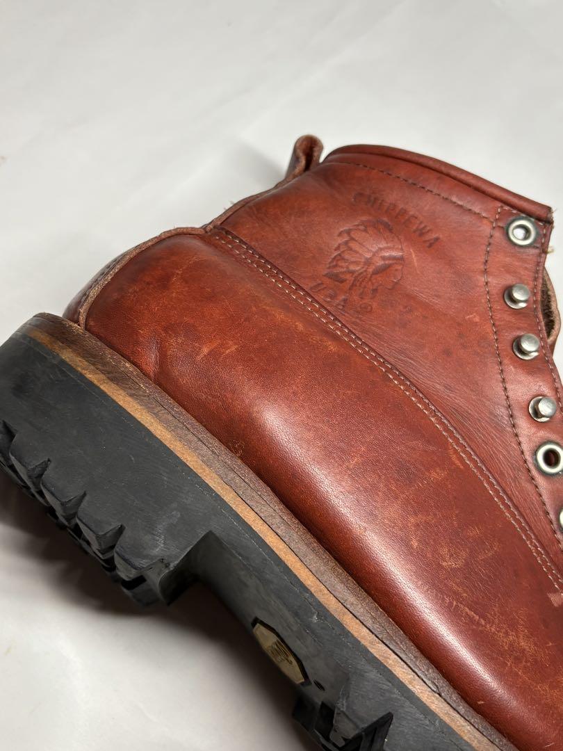 【98年製・白タグ】チペワ　chippewa 27170 7E 赤茶　美品！