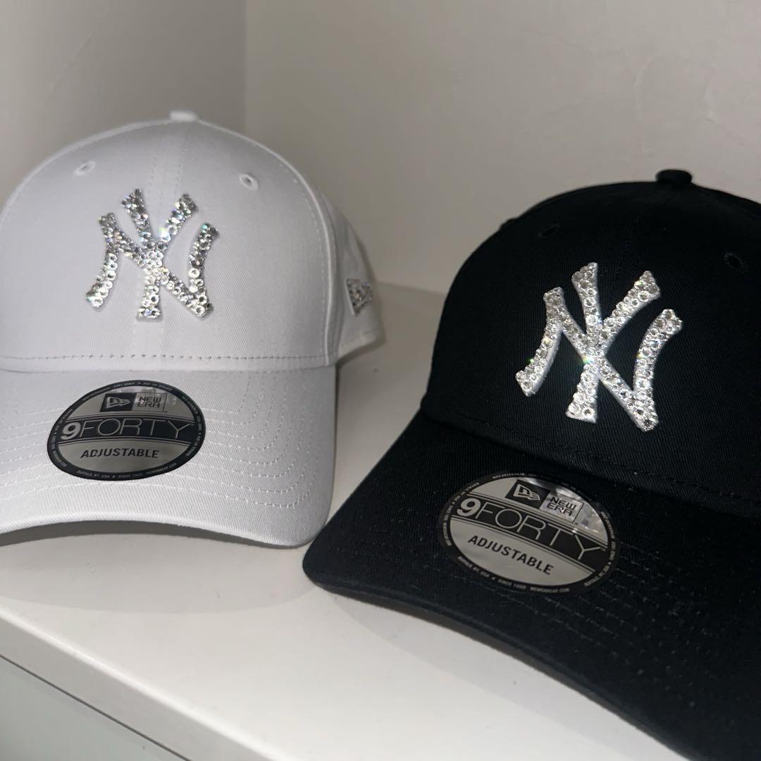ニューエラ　スワロフスキー［NYブラック］ユニセックス　NEWERA