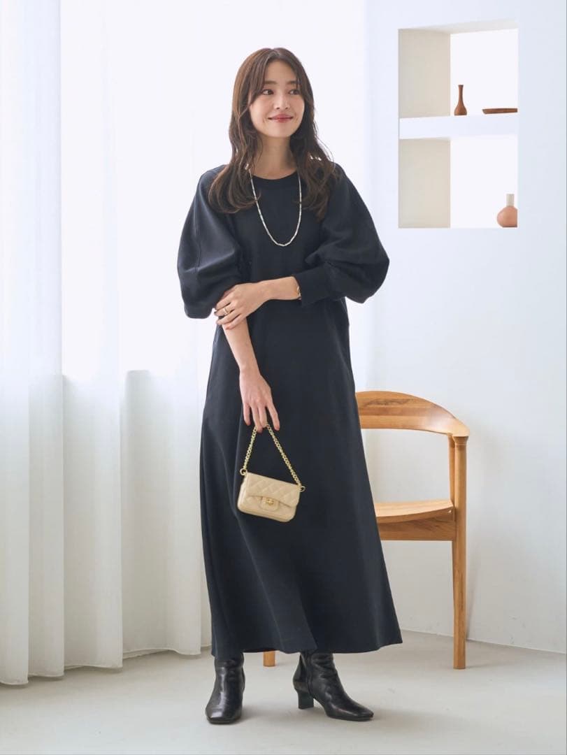 ラブティックボンボン 1枚で決まる ドルマン切替ワンピースS La boutique BonBon