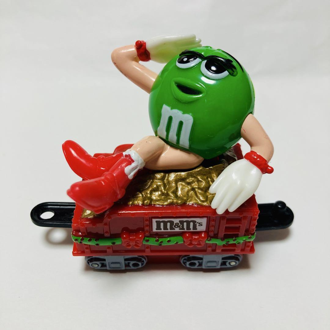 2005年ヴィンテージ mars社 m&m's 列車フィギュア クリスマス