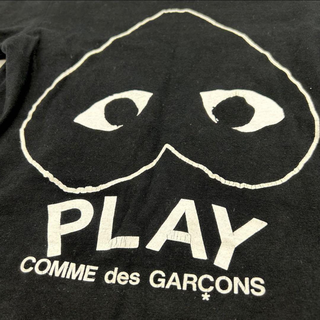 プレイ コムデギャルソン Tシャツ レディース ロゴ 逆さハート