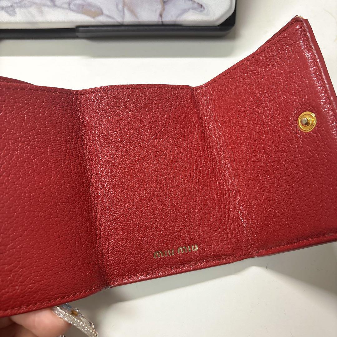 miumiu レザー財布