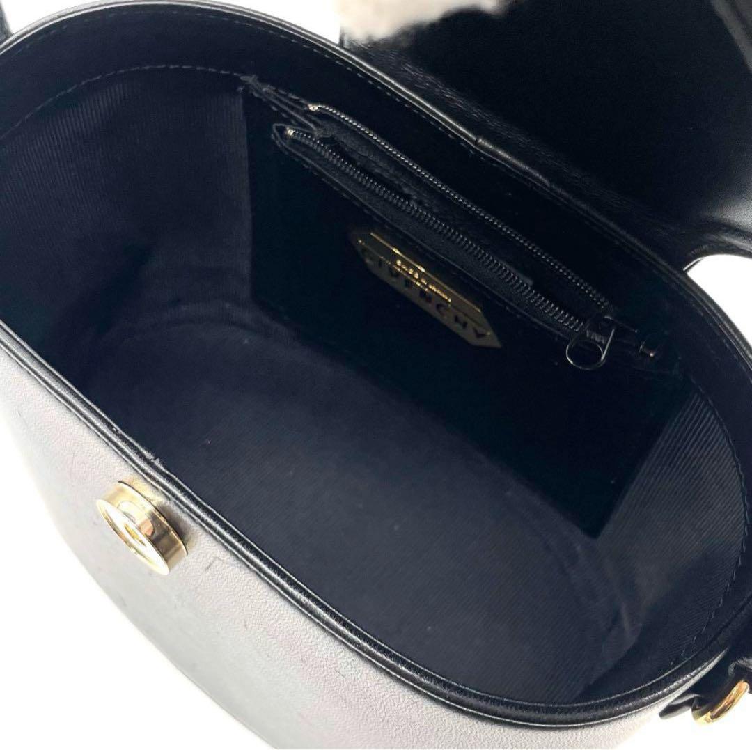 極美品✨ジバンシー バニティ ハンドバッグ レザー ゴールド金具 箱付き 黒
