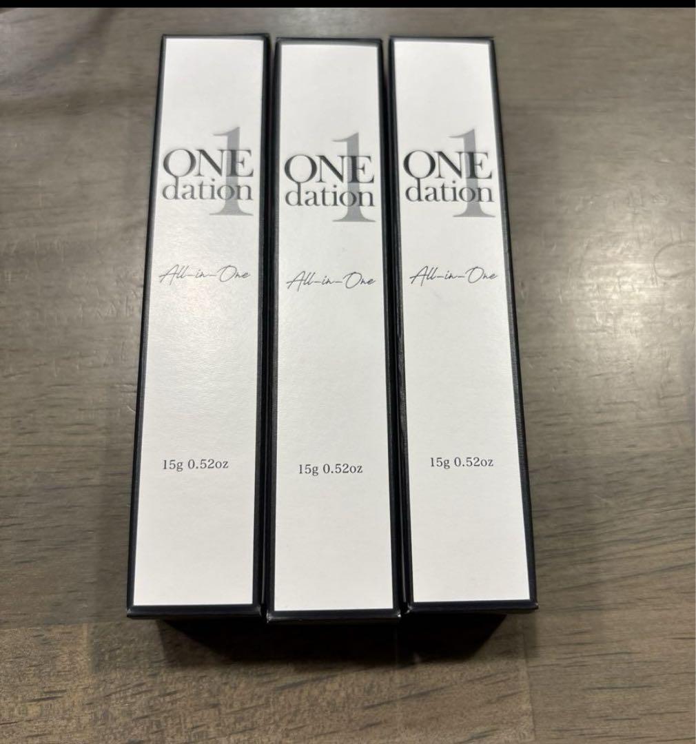 ワンデーション ONE dation 
オールインワン美容クリーム15g 3本