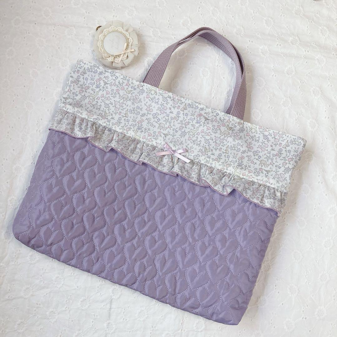 umi　メドウテイルズ　レッスンバッグ　上履き袋　体操着袋　ハンドメイド リバティ レッスンバッグ上履き入れ 体操服袋 ハンドメイド