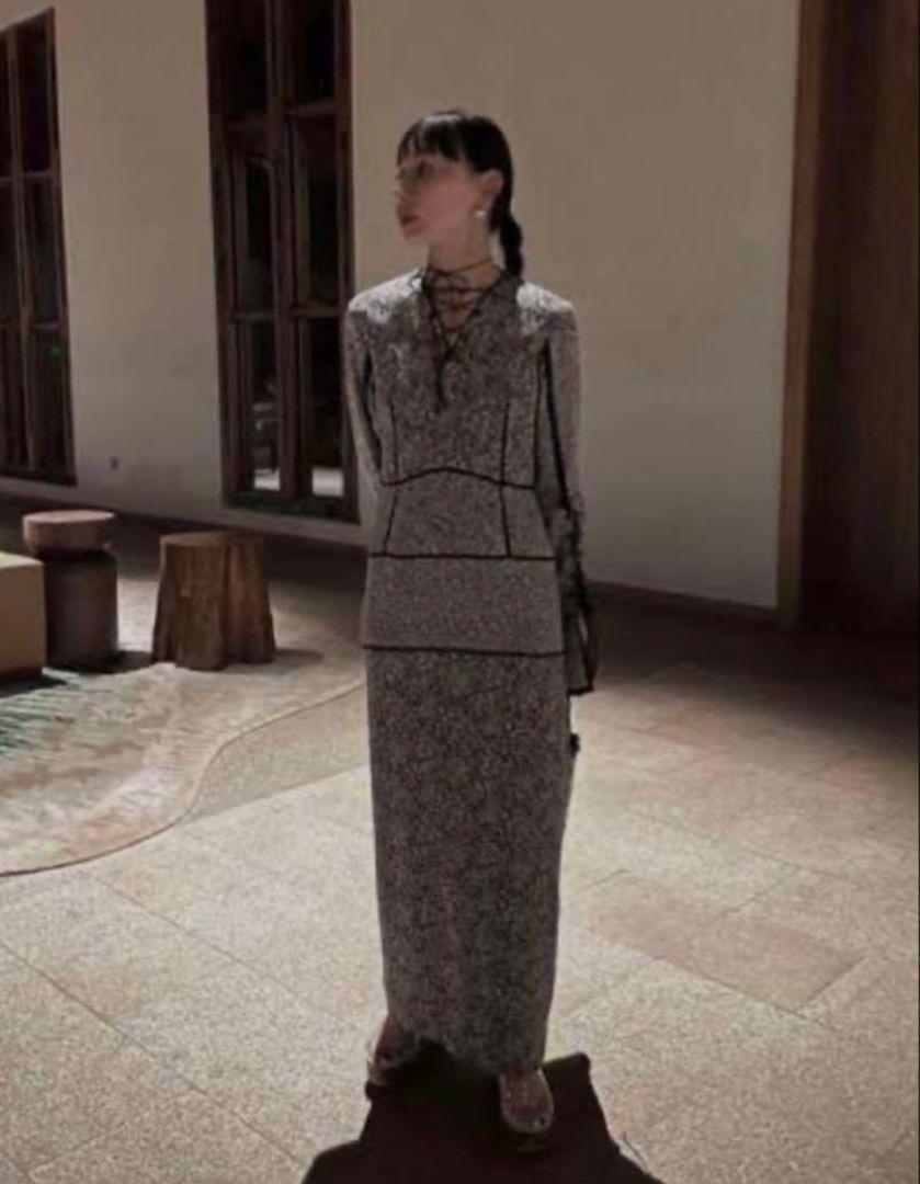 vintage jacquard dress　代官山店限定　Mサイズ vintage jacquard dress 代官山店限定 M オケージョン - メルカリ