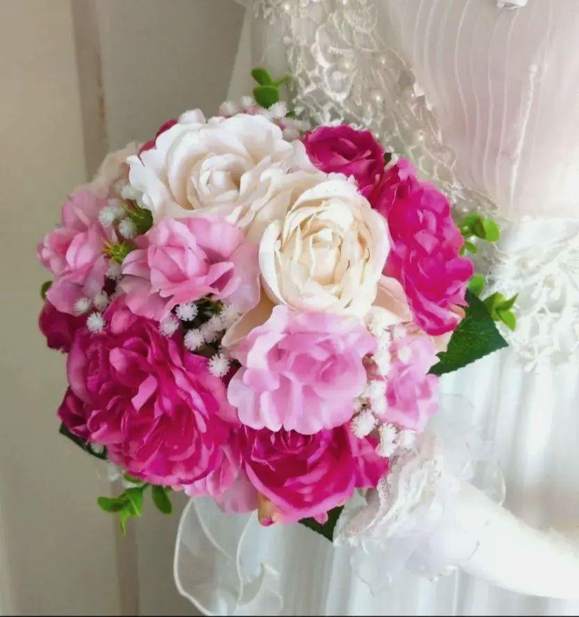 値下げ！結婚式　ウェディングブーケ　華やかなブーケ