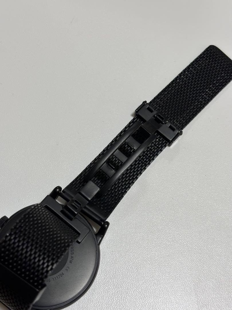 エンポリオアルマーニ メンズ 腕時計 AR11046 ステンレス ブラック