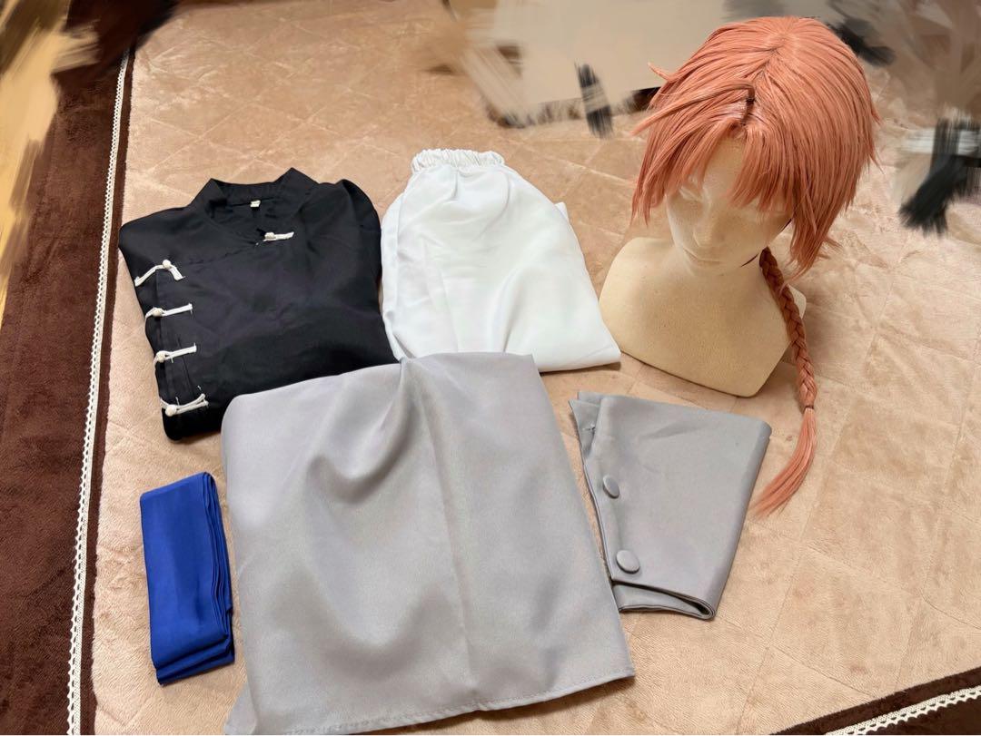 銀魂 コスプレ 神威 ウィッグ 衣装 セット - メルカリ