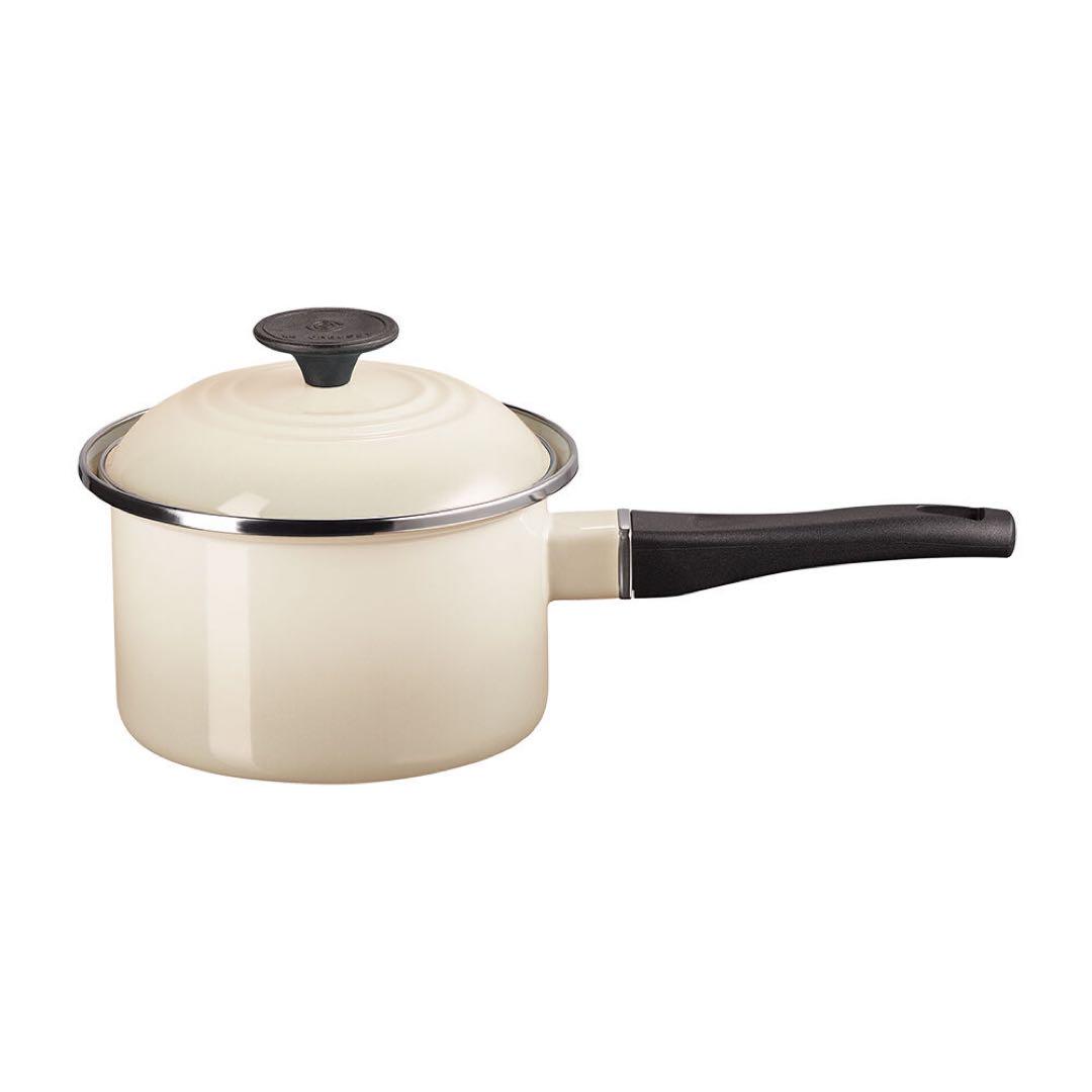 ルクルーゼ EOSソースパン14cm メレンゲ 新品