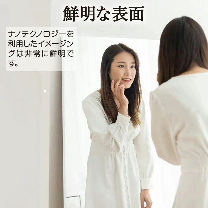 割れない鏡 スタンドミラー 全身鏡 軽量 60×160cm ゴールド 1665 画像6