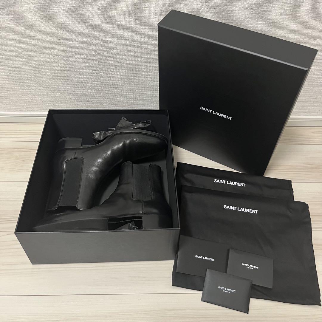 【極美品】SAINT LAURENT クラシックワイアット40 チェルシーブーツ