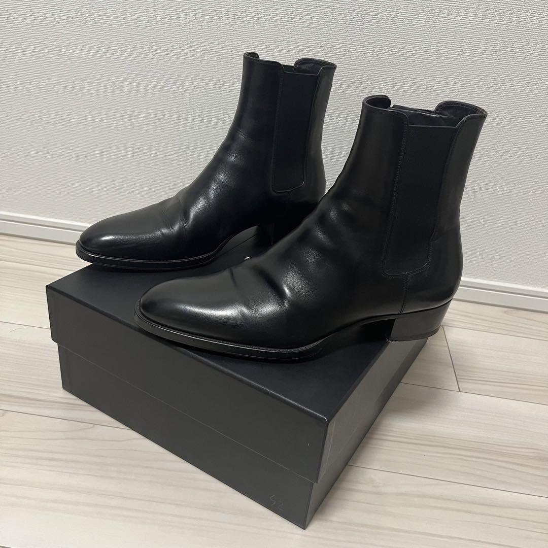 【極美品】SAINT LAURENT クラシックワイアット40 チェルシーブーツ
