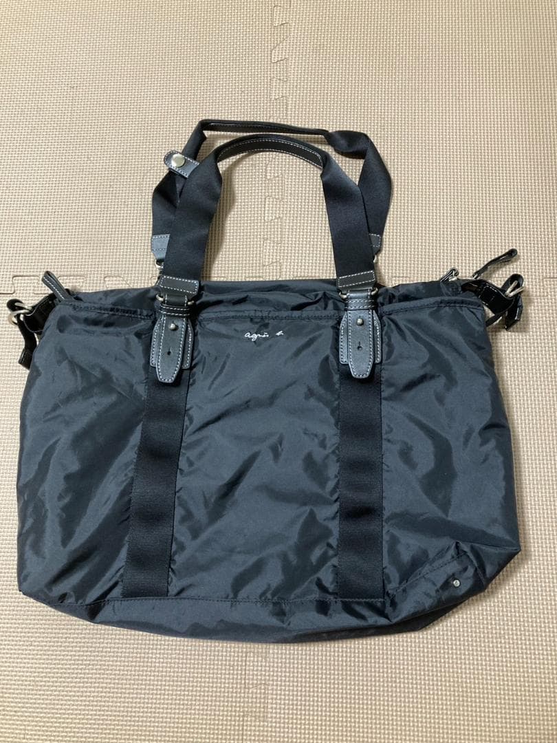 アニエス・ベー agnès b. ブラック ショルダーバッグ 旅行用