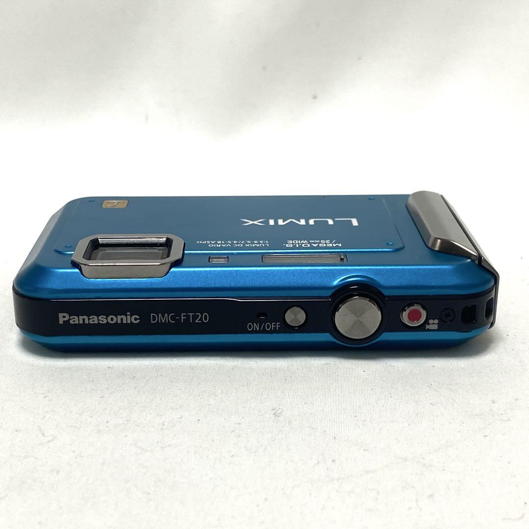 Panasonic LUMIX DMC-FT20 ブルー デジタルカメラ