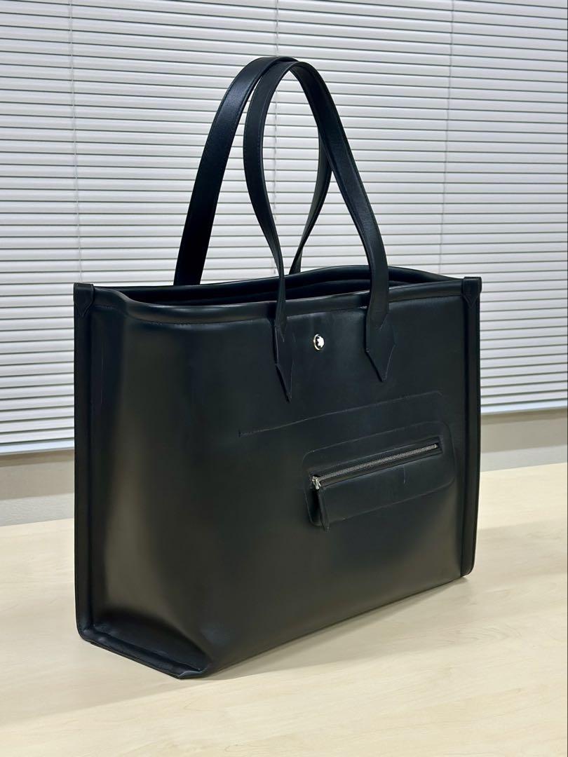 【新品】MONTBLANC　レザートートバッグ（カーフレザー）　希少品