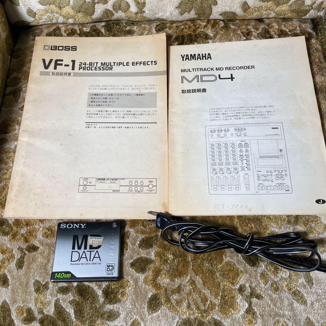 現状品　美品　YAMAHA ヤマハ　MTR MD4 説明書付き　バッグ付き 現状品 美品 YAMAHA ヤマハ MTR MD4 説明書付き バッグ付き