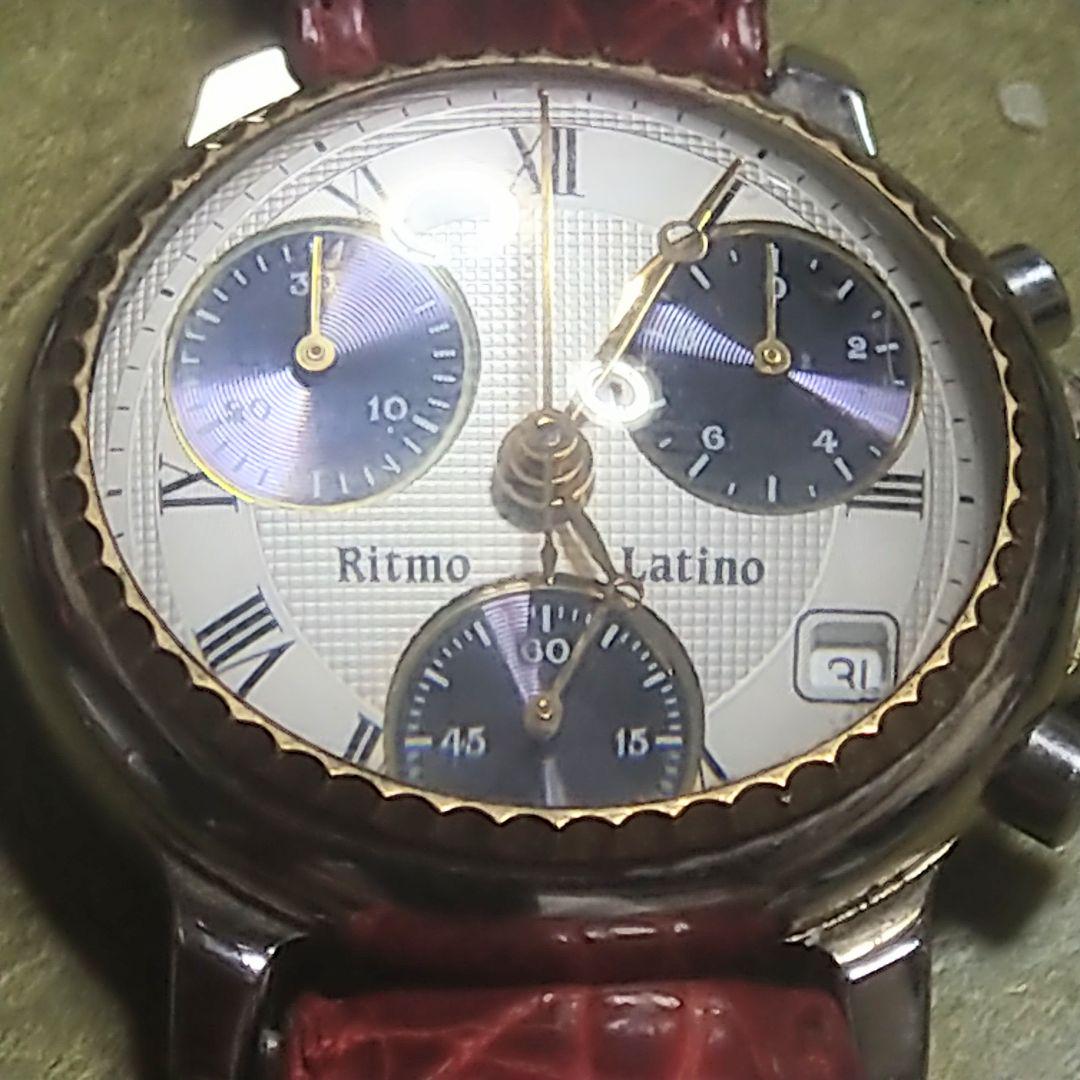 Ritmo Latino　ビッグドーム　クロノグラフ 時計
