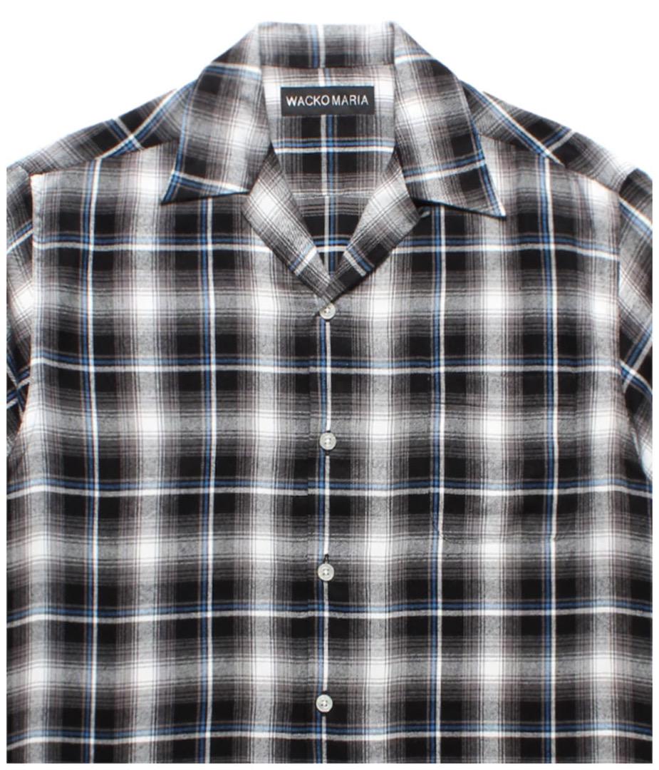 25ss WACKO MARIA OMBRE CHECK OPEN SHIRT
