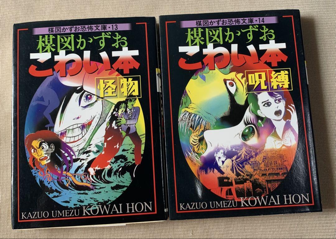 【絶版！レア】楳図かずお恐怖文庫「こわい本」朝日ソノラマ全14巻セット