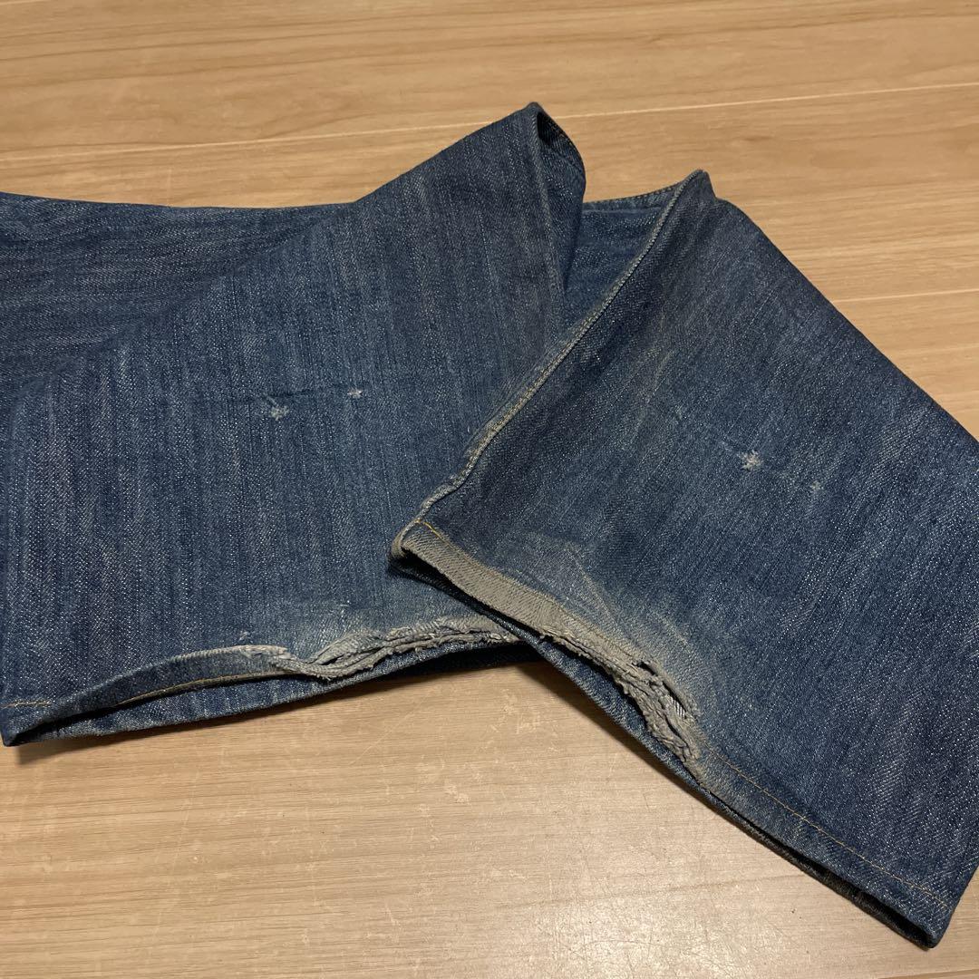 LEVI'S 501 BIGE 米国製 赤耳 シンチバック W30 x L34 - メルカリ