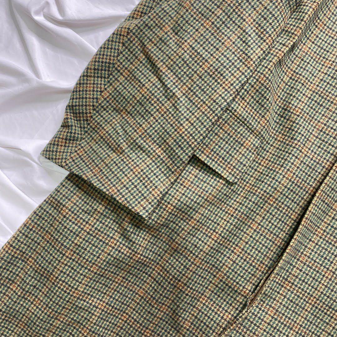 人気日本製 美品 URU ウル 名作 コート カシミヤ チェック アウター 19AW NyBq9-m75140118368 正規品SALE