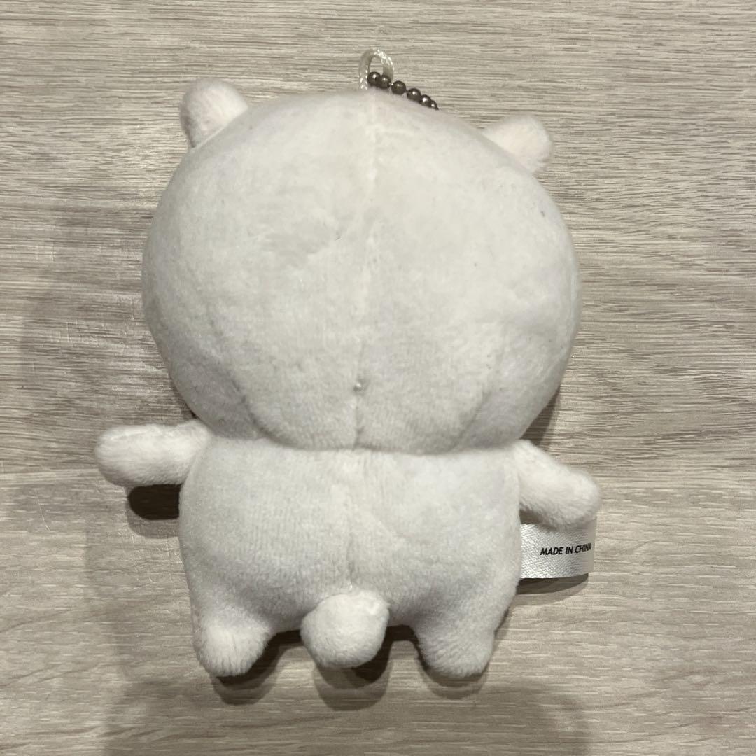 自分ツッコミくま マスコット キーチェーン 笑顔 キーホルダ