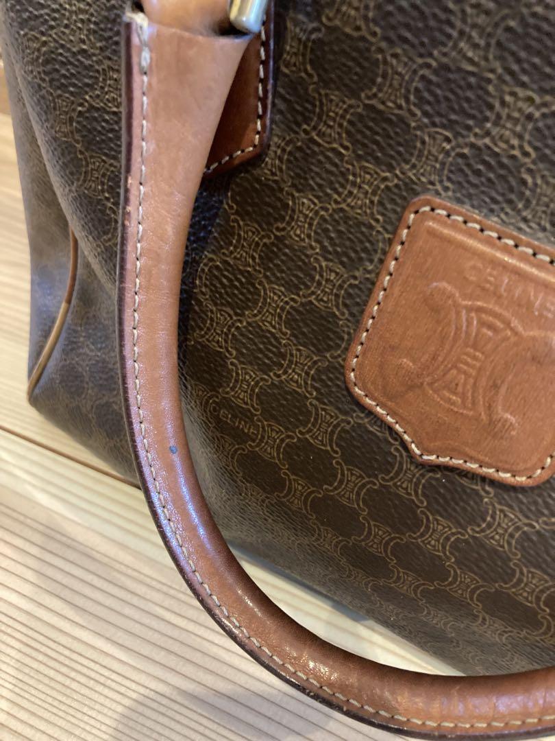 セリーヌ　CELINE ハンドバッグ ミニボストン 手提げ マカダム柄 M13