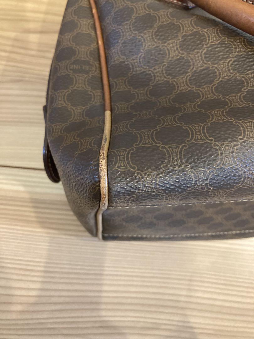 セリーヌ　CELINE ハンドバッグ ミニボストン 手提げ マカダム柄 M13