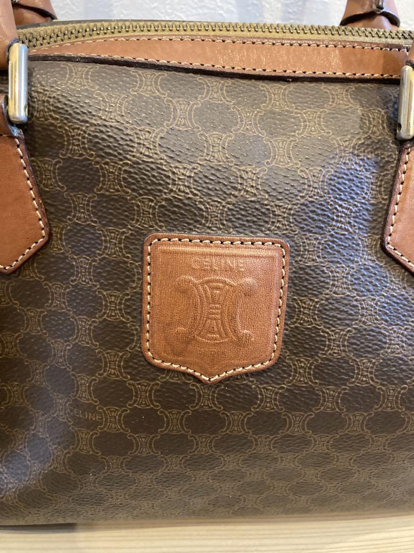 セリーヌ　CELINE ハンドバッグ ミニボストン 手提げ マカダム柄 M13