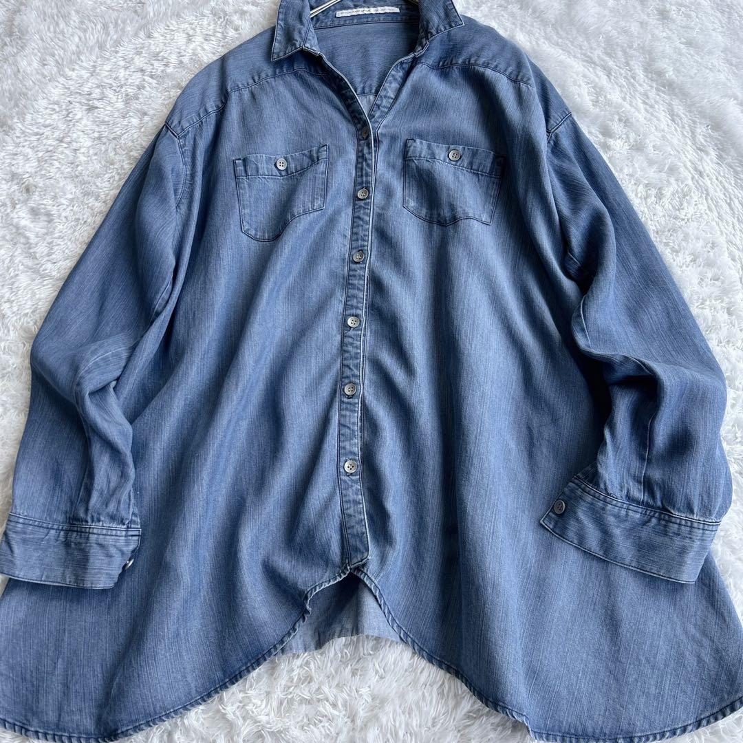 spick&span スピックアンドスパン テンセルデニムシャツ