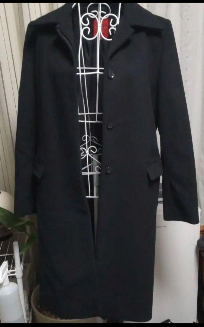 UNTITLED アンタイトル ロングコート 日本製 アルパカ75% 美品 スーリーアルパカコート（ステンカラーコート） | UNTITLED