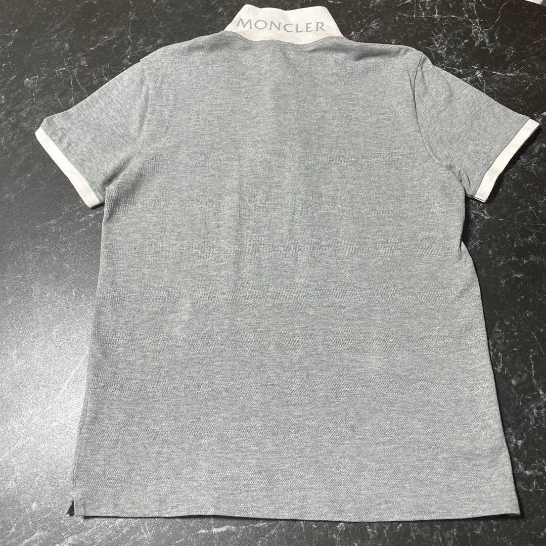 MONCLER グレー ポロシャツ Sサイズ