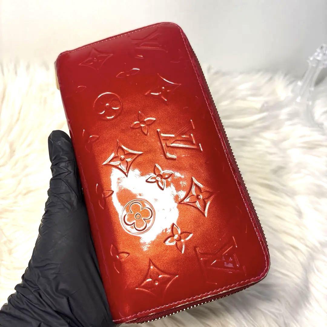 ゴ*ド様 【美品】LOUIS VUITTON ルイヴィトン　長財布　ヴェルニジッ