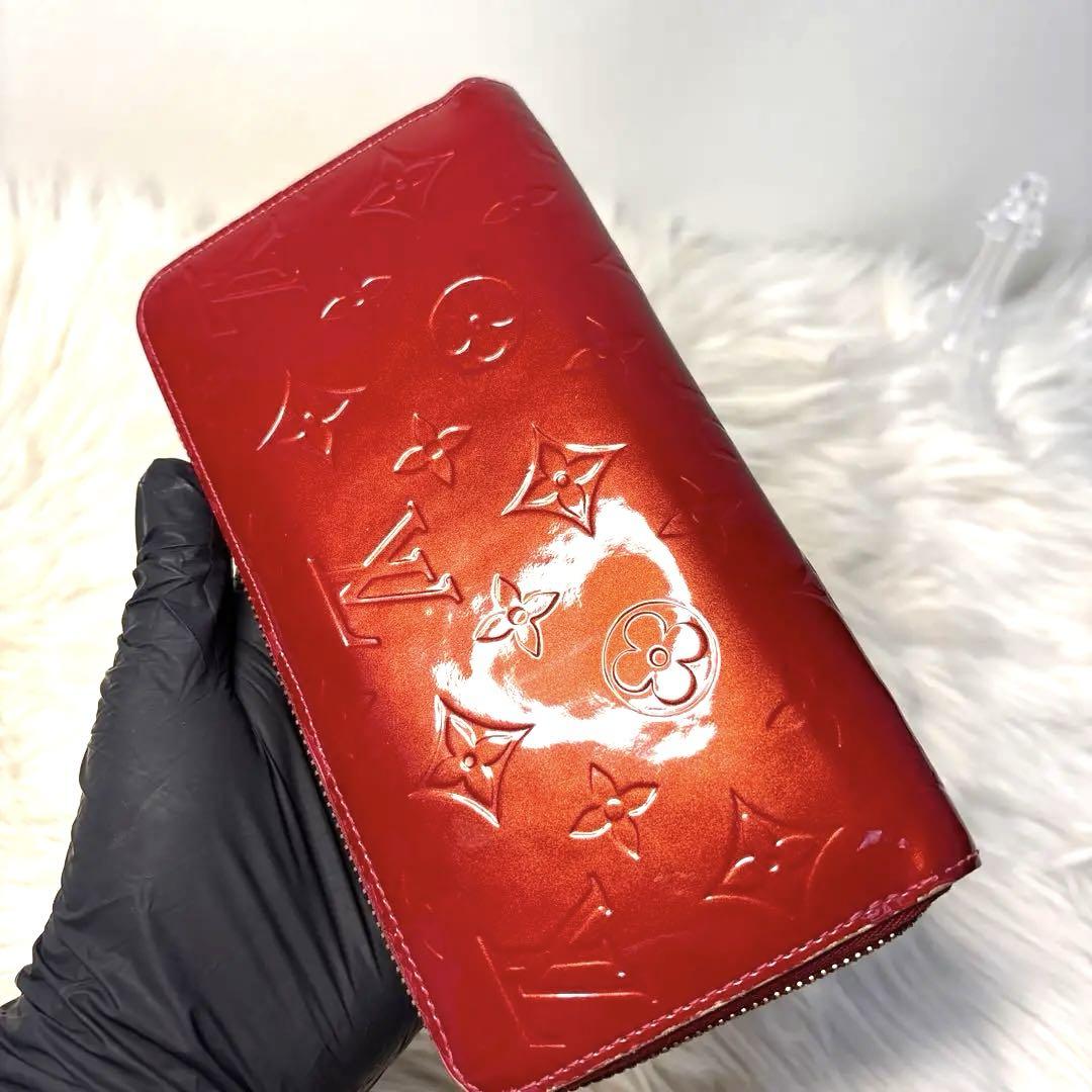 ゴ*ド様 【美品】LOUIS VUITTON ルイヴィトン　長財布　ヴェルニジッ