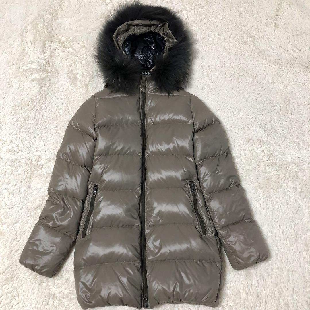 美品 デュベティカ ダウンコート DUVETICA KAPPA 黒 42
