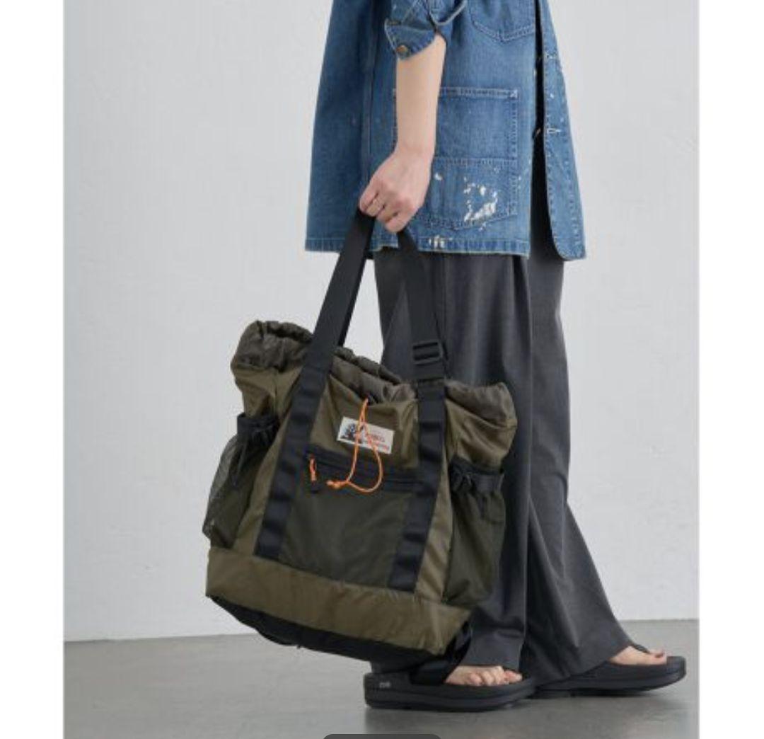カリブーマウンテニアリング L/W PACK TOTE　カーキ
