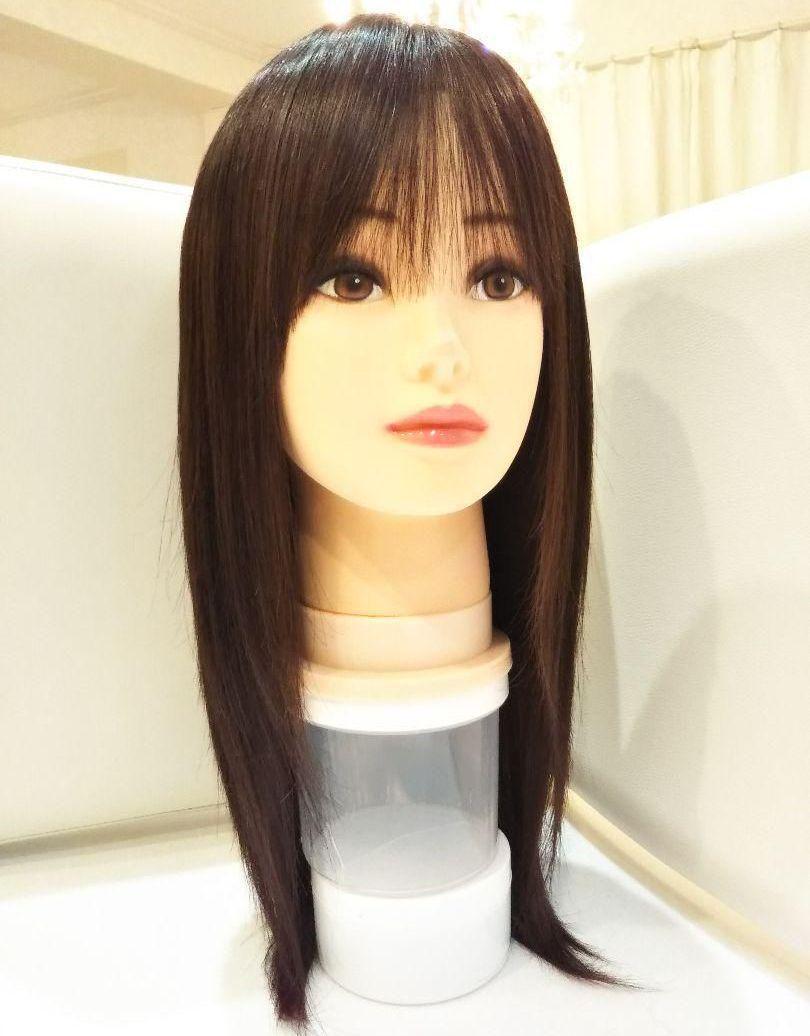 大得価新作 レミー人毛100%シルクスキンI型つむじ総手植え地肌✨山之内すず❣️艶髪ミディ✨ bCOrc-m75148930087 即納在庫あ